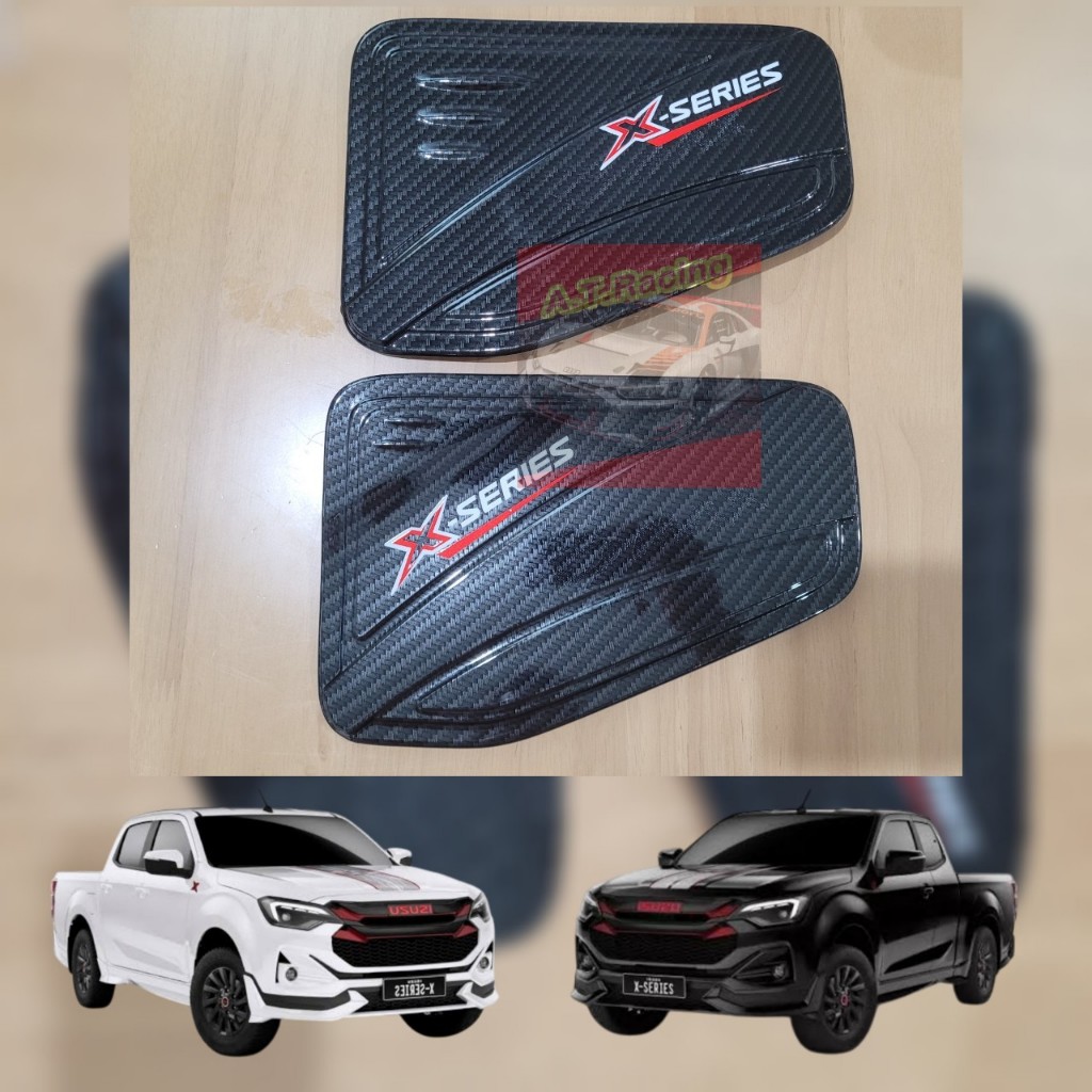 ครอบฝาถัง ฝาถังน้ำมัน ISUZU D-MAX 20 21 22 23 24 25 โลโก้ X-SERIES งานแคปล่าโลโก้แดง ฝีมือคนไทย มีกาว 3 M พร้อมติดตั้ง ราคา ถูกที่สุด ดีลบีเคเค แกลเลอรีภาพที่ 4