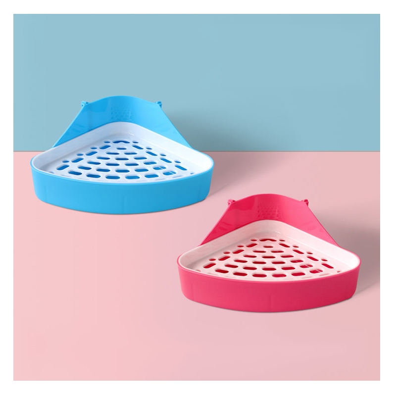 petsecret ห้องน้ำสัตว์เลี้ยง ห้องน้ำกระต่ายเข้ามุม กว้าง 24 ซม.ด้านข้าง 18 ซม.สูง 5 ซม. (ประมาณ) - รูปที่ 4