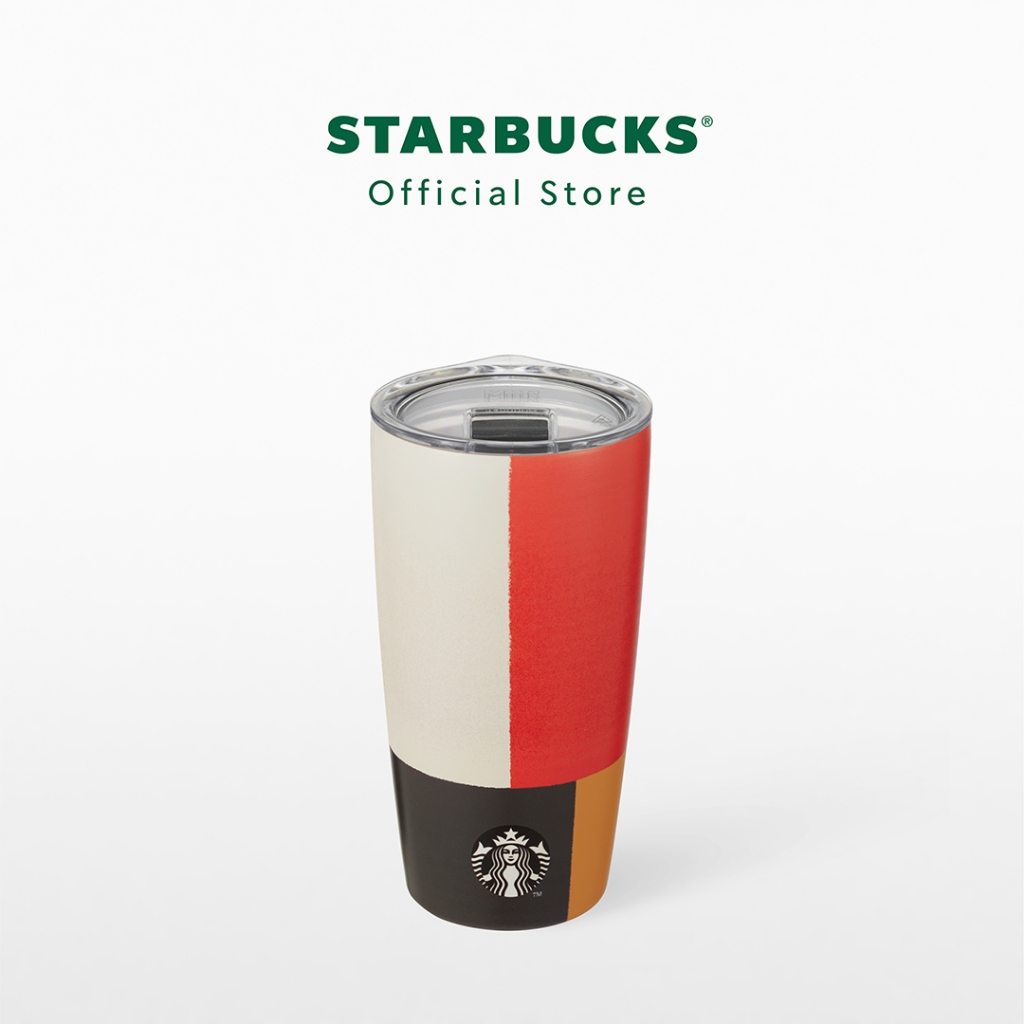 Starbucks Stainless Steel Warm Seasonal with Lid Tumbler 16oz. ทัมเบลอร์สตาร์บัคส์สแตนเลสสตีล ขนาด 16ออนซ์ A11161657