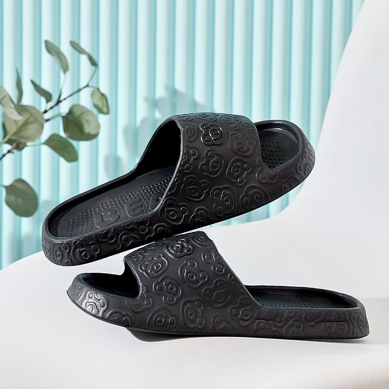 BE รองเท้าแตะใส่ในบ้าน รองเท้าสลิปเปอร์ผู้หญิง น้ำหนักเบาบาง สวมใส่สบายเท้าหลากหลายสีให้เลือก สินค้าราคาถูก