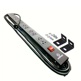 LINK G7-00012B รางปลั๊กไฟ 12 ช่อง 3เมตร สีดำ