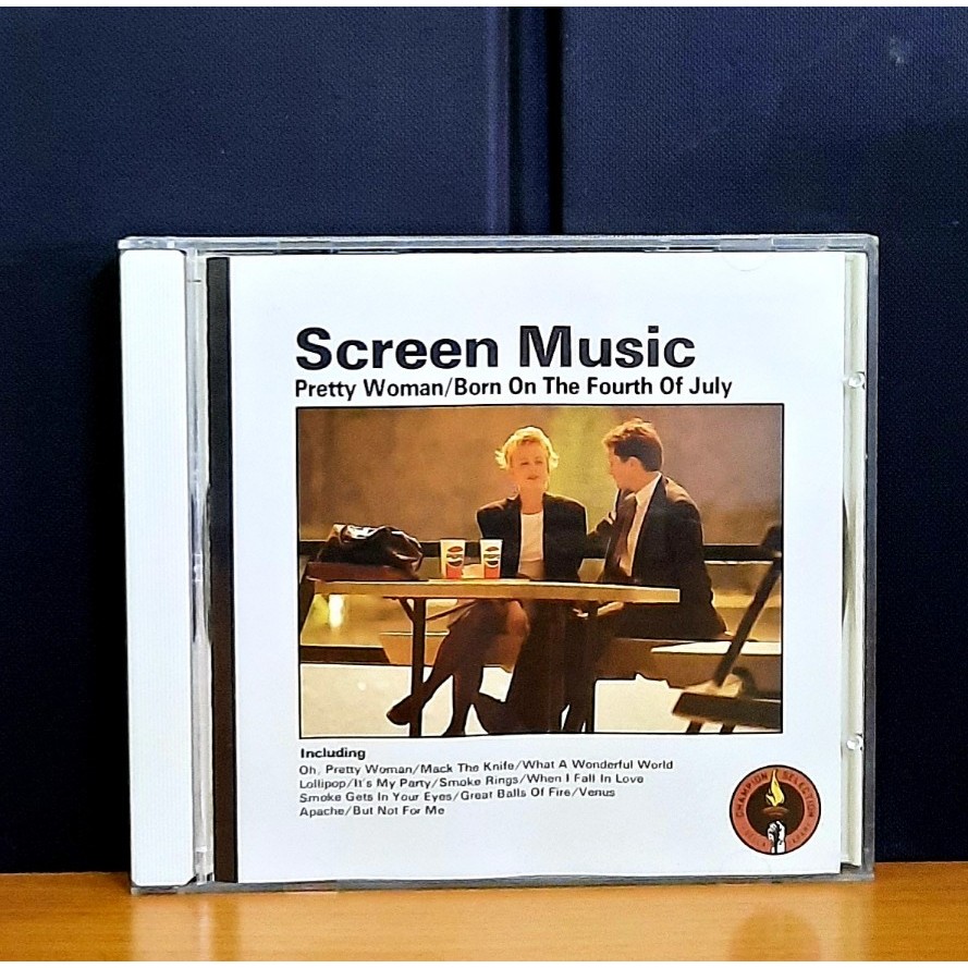 CD ซีดีเพลงสากล / Screen Music, Pretty Woman, Born on the fourth of July                           -