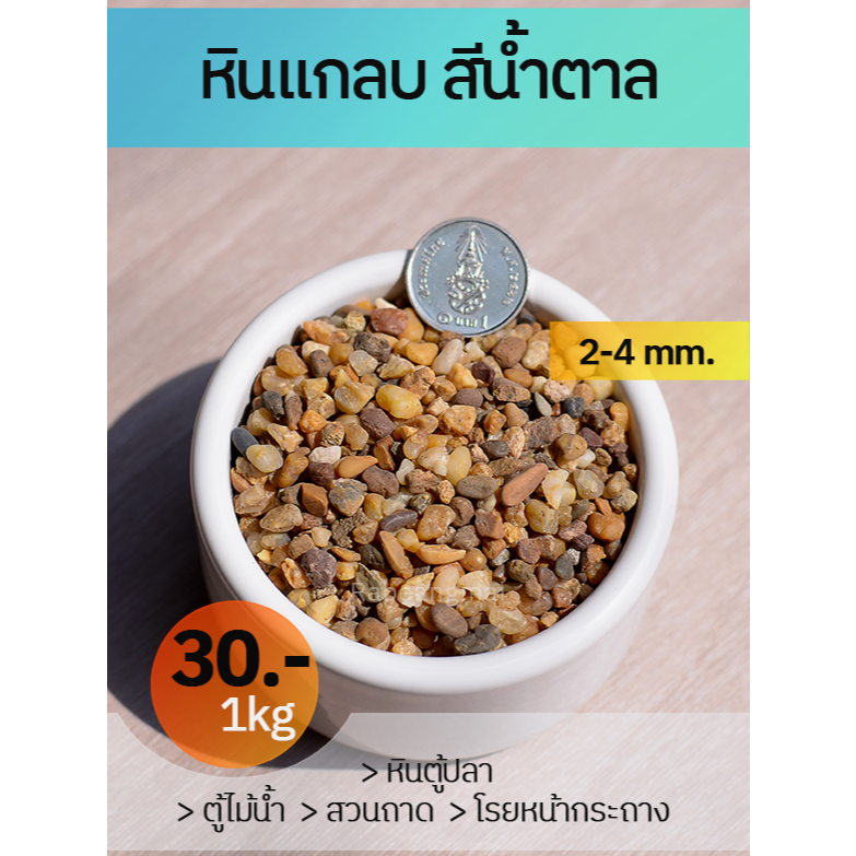 ใหม่ หินแม่น้ำ หินแกลบสีน้ำตาล 2-4 มม. แบบล้างแล้วตามคลิป สินค้าคุณภาพ ราคามาตรฐานครับ ทรายตู้ปลาสวยงาม ตู้ไม้น้ำ