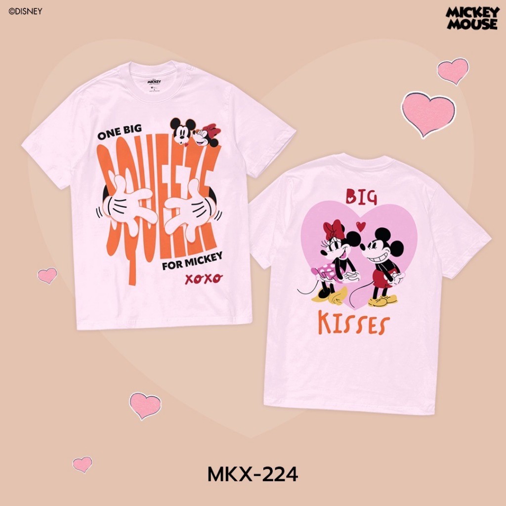 Power 7 Shop เสื้อยืดการ์ตูน "Mickey Mouse" ลิขสิทธ์แท้ DISNEY (MKX-224)