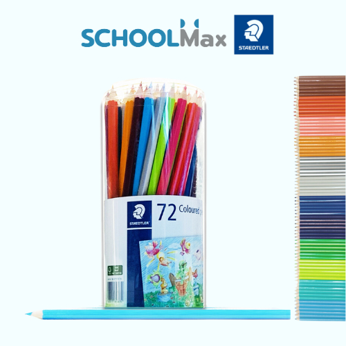 Staedtler สีไม้กระปุก เนื้อนุ่ม มีให้เลือกถึง 72สี / กระปุก