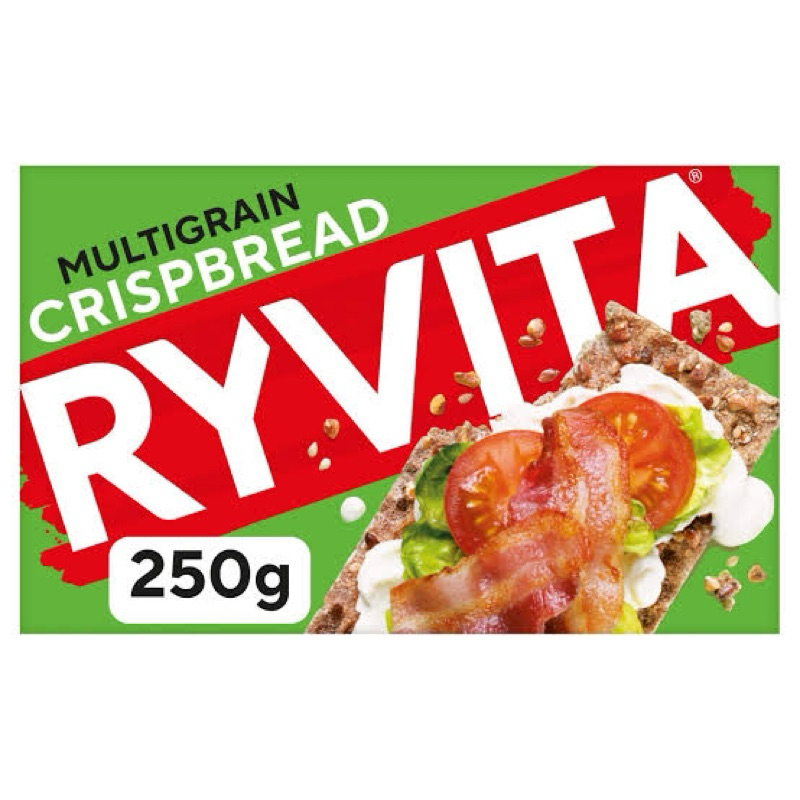 Ryvita multigrain cruspbread 250g. 🇬🇧 ขนมปังกรอบโฮลวีท จากอังกฤษ