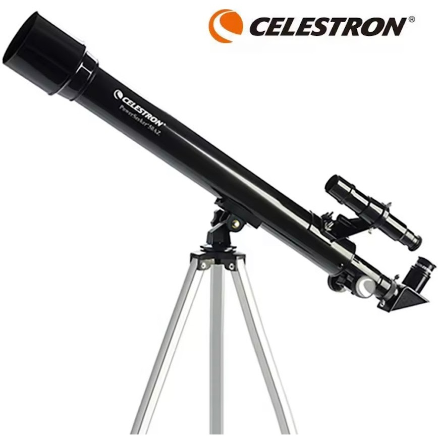 Celestron กล้องโทรทรรศน์ดาราศาสตร์50AZเซเลสรอนตัวยึดกล้องดูดาวตัวยึดกล้องดูดาวแบบหักเหแนวนอนตัวยึดอลูมิเนียมขนาด50/600มม