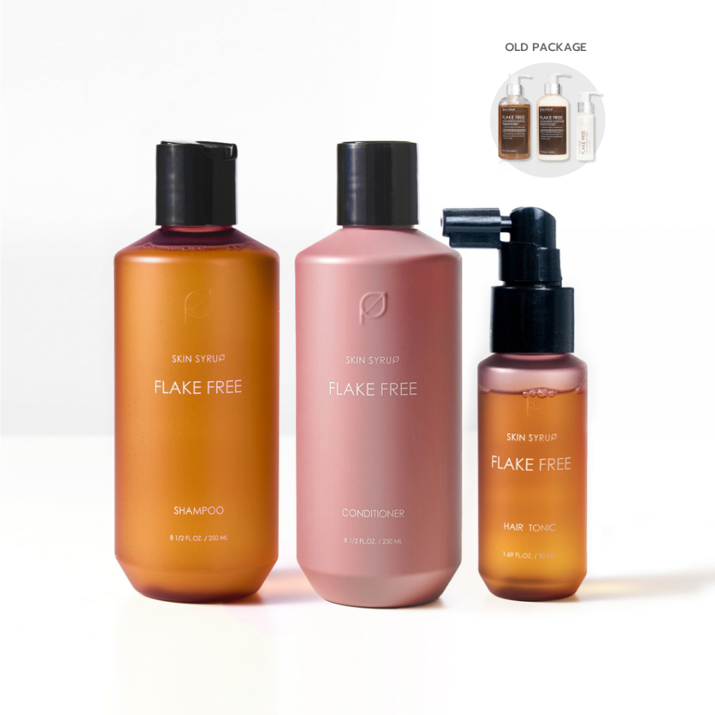 [NEW] FLAKE FREE Anti-dandruff set เซ็ตแก้รังแค เห็นผลลัพธ์ตั้งแต่เซ็ตแรก ปรับสมดุลชะลอการเกิดเซ็บเดิร์ม