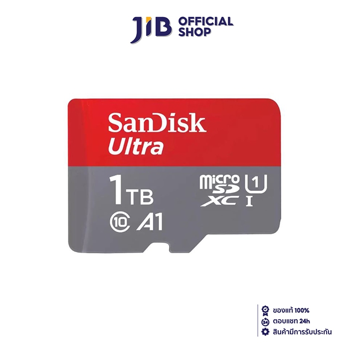 1 TB MICRO SD CARD (ไมโครเอสดีการ์ด) SANDISK ULTRA MICROSDXC UHS-I CARD (SDSQUAC-1T00-GN6MN)