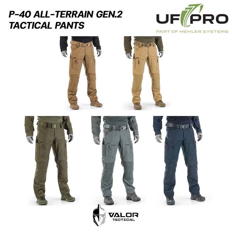 UF Pro P-40 All-Terrain Gen.2 Tactical Pants กางเกงขายาว คาร์โก้ สำหรับเดินป่าลุยโคลน เนื้อผ้าแข็งแร
