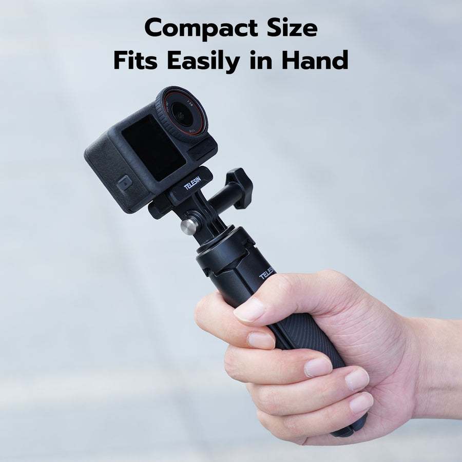 Telesin S1-MNP-01 Mini tripod Selfie Stick ขาตั้งกล้องขนาดพบพาสำหรับ GoPro / DJI / Action Camera