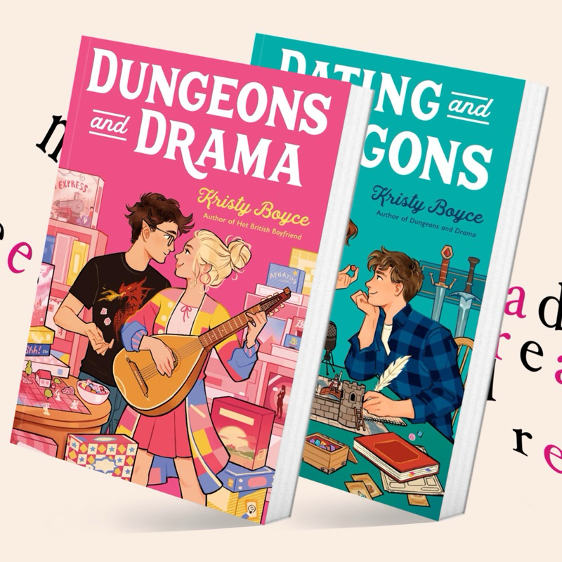 Dungeons and Drama #1 / Dating and Dragons #2 by Kristy Boyce (หนังสือภาษาอังกฤษ)