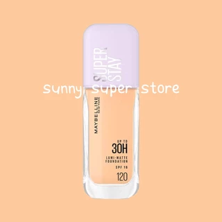 Maybelline Superstay Lumi-Matte Foundation รองพื้นเนื้อแมท ล็อคผิวเนียน ติดทน 30 ชม. มีกันแดด 35ML.