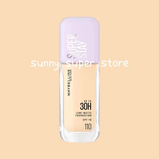 Maybelline Superstay Lumi-Matte Foundation รองพื้นเนื้อแมท ล็อคผิวเนียน ติดทน 30 ชม. มีกันแดด 35ML.