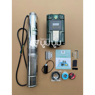 รุ่นใหม่‼️ปั๊มน้ำบาดาลโซล่าเซลล์ Lebento DC 600w 750w 1100w 1500w 2200w 3000w 4000w ซับเมอร์ส