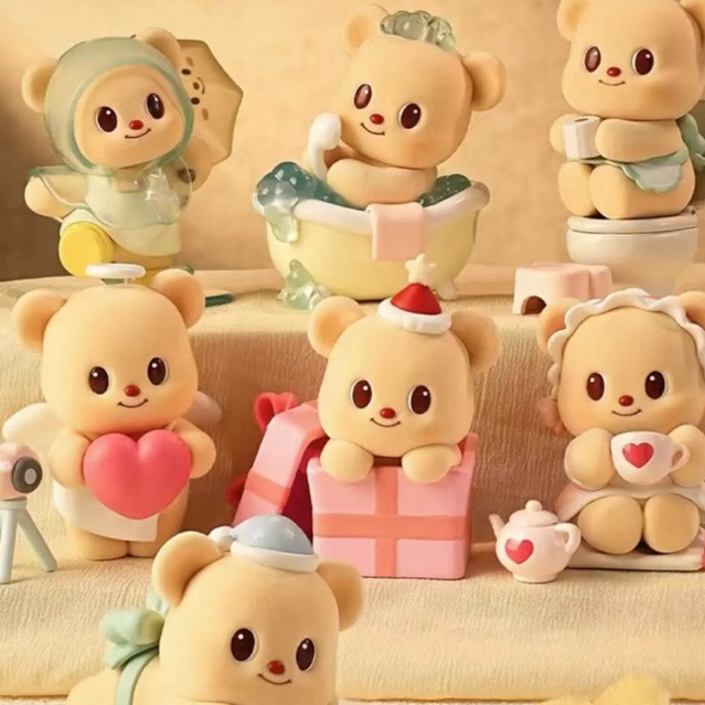 ( พร้อมส่ง/แบบจุ่ม🧸 )  น้องหมีเนย Butter Bear Leisure Time