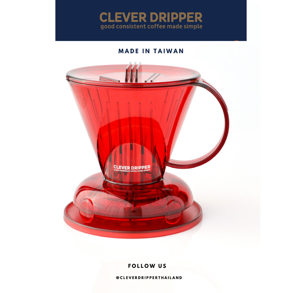 Clever Dripper ดริปเปอร์อัจฉริยะ ถ้วยกรองกาแฟ ดริปเปอร์ ดริปเปอร์กาแฟ แถมฟรีFilter ของแท้