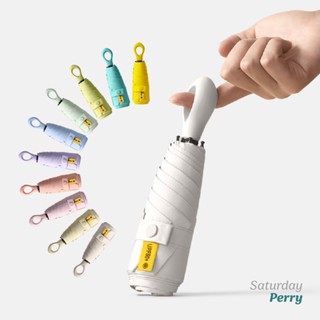 [Sat Perry] UV Cut 100% 5-Fold Windproof Ring Handle Folding…
