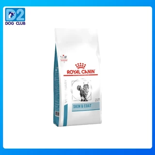 Royal Canin SKIN&COAT 1.5kg.สำหรับแมวผิวหนังแพ้ง่ายบำรุงเส้นขนและเสริมสร้างความแข็งแรง