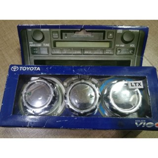 ปุ่มปรับแอร์รถ Hilux.vigo 2004-2010โครเมี่ยม