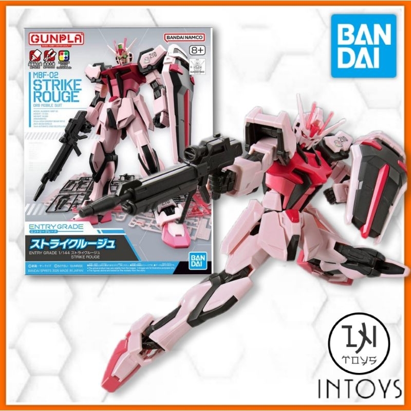 BANDAI - ENTRY GRADE 1/144 STRIKE ROUGE GUNDAM (Gunpla/Gunadam Plastic Kits )