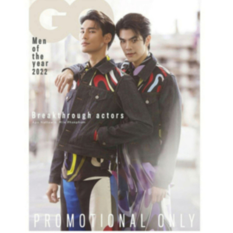 Bundanjai (นิตยสาร) GQ Thailand ปก มาย-ภาคภูมิ & อาโป-ณัฐวิญญ์ (สินค้าสั่งจอง) **พร้อมส่ง!! สินค้าสภาพ 80-90%**