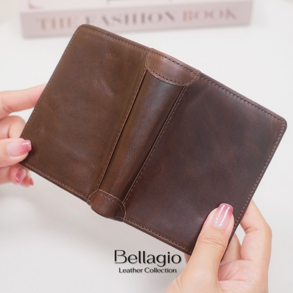 Bellagio รุ่น Danilo Wallet กระเป๋าสตางค์ผู้ชายหนังวัวแท้ สไตล์ Modern Minimal
