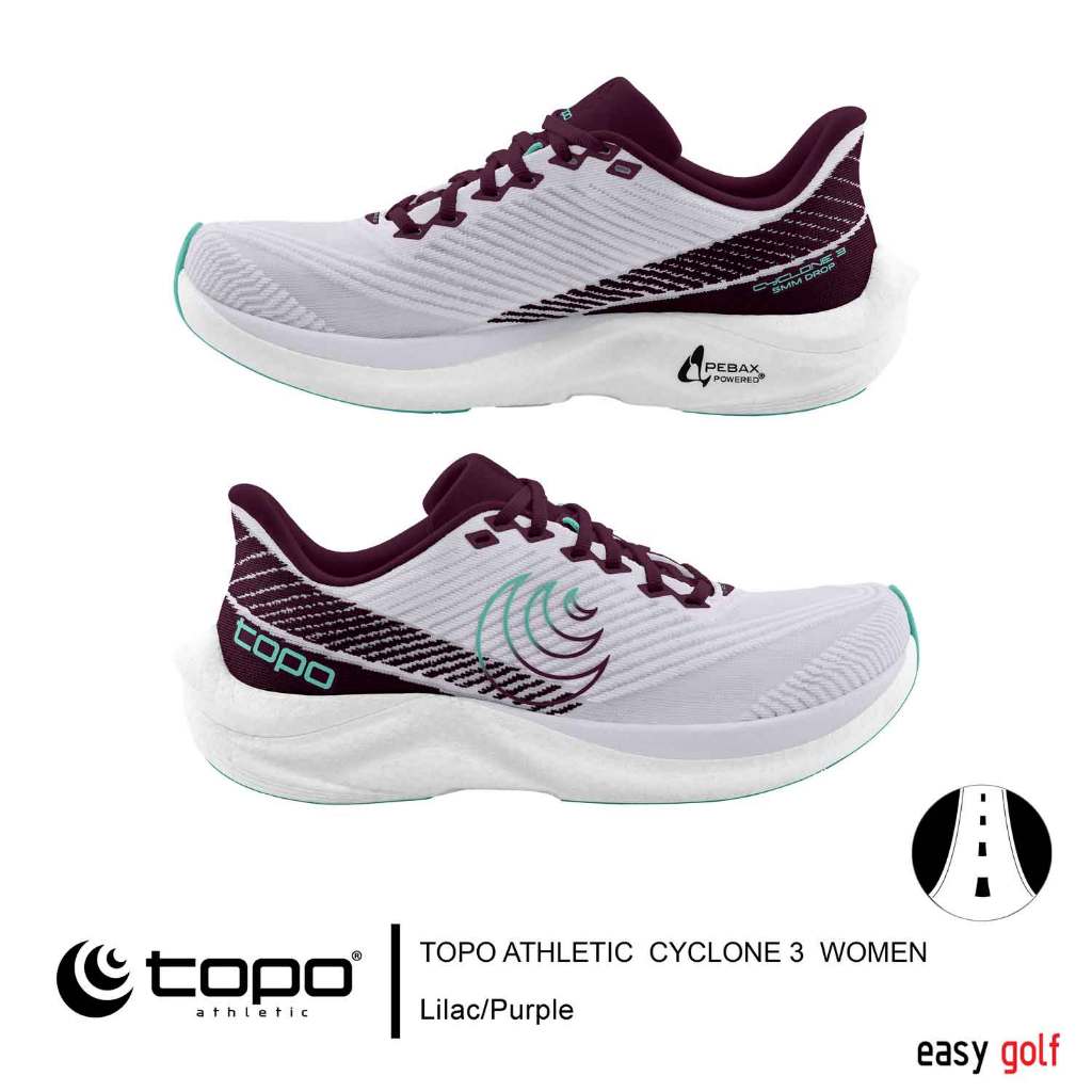 TOPO ATHLETIC ROAD CYCLONE 3 WOMEN'S RUNNING SHOES รองเท้ากีฬา วิ่งถนนผู้หญิง — صورة 7