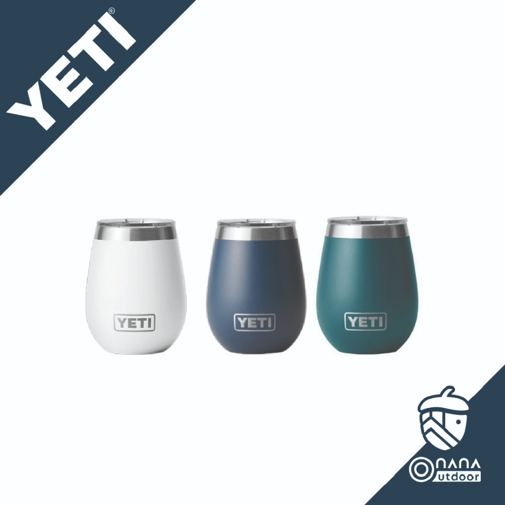 YETI RAMBLER 10 OZ WINE WITH MAGSLIDER LID TUMBLER (มีฝาปิด)