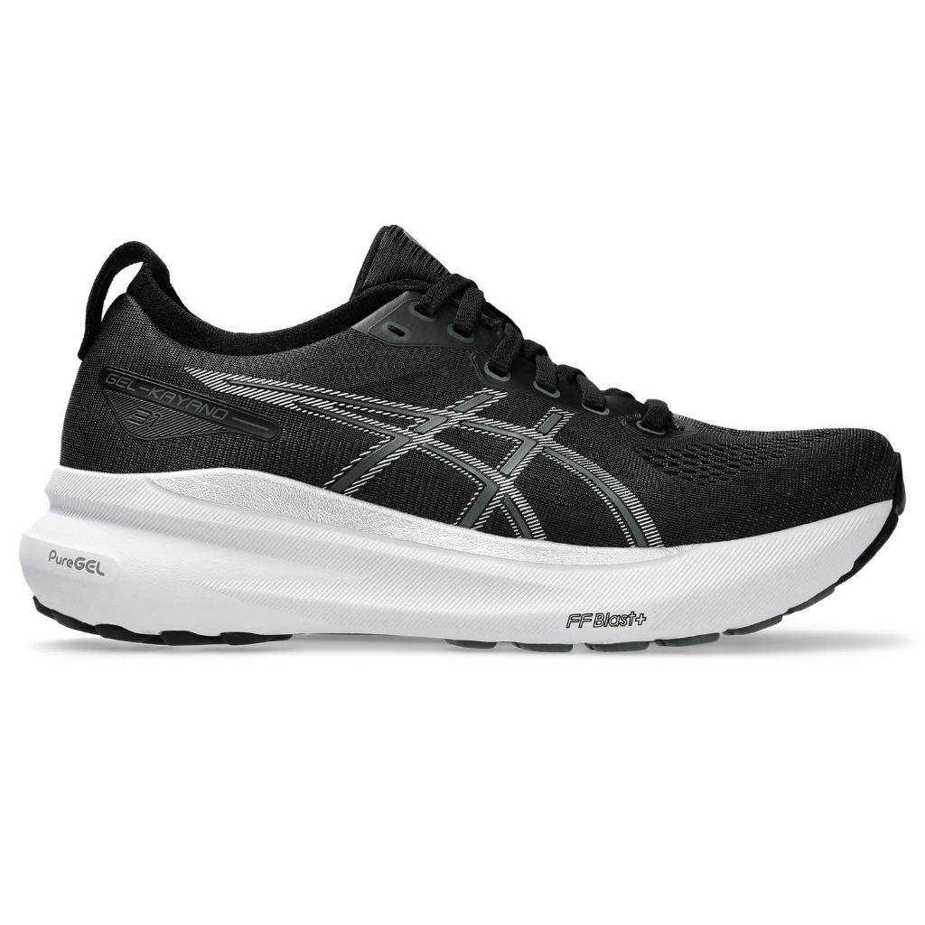 ASICS : GEL-KAYANO 31 WOMEN RUNNING ผู้หญิง รองเท้าวิ่ง ของแท้ หน้ากว้าง D BLACK/PURE SILVER