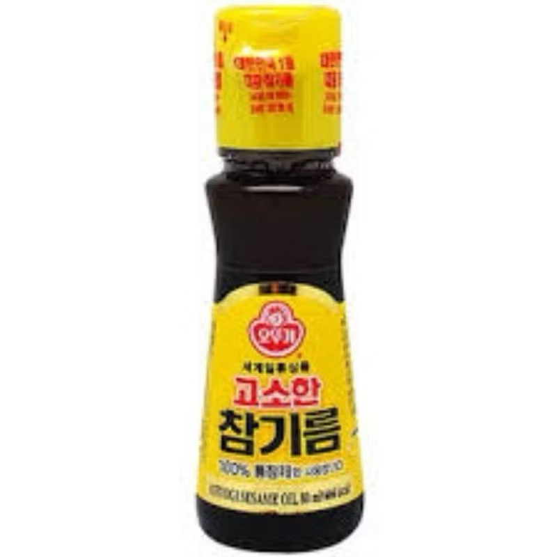 น้ำมันงาเกาหลี 오뚜기 고소한 참기름 80ml พร้อมส่ง