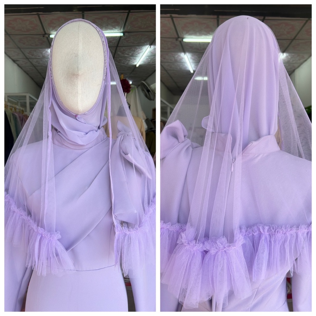 เวลผ้ามุ้งงานฟรุ้งฟริ้ง(มีหลายสี) - รูปที่ 3