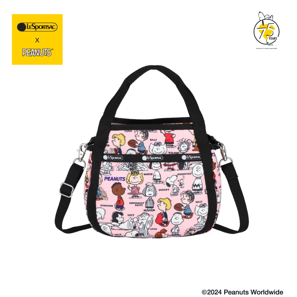 Lesportsac Small Jenni Bag กระเป๋าสะพายข้างพาดลำตัว Style 8056 Lesportsac x Peanuts