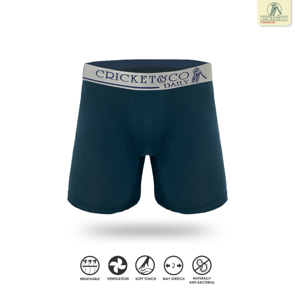 Cricket & Co กางเกงชั้นในผู้ชายรุ่น Bamboo แบบ Long Boxer มี 2 สี