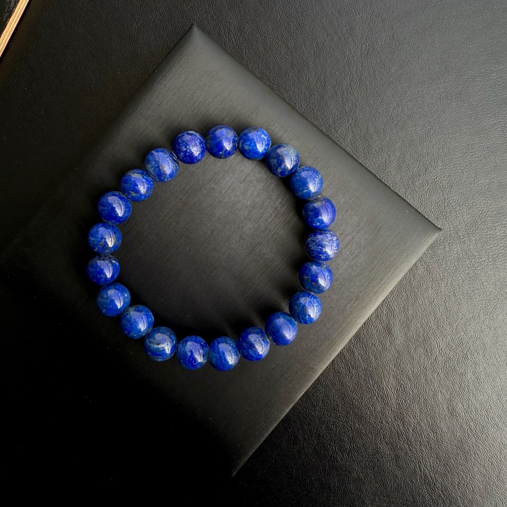 High Grade ✨  กำไลหินแท้ลาพิส ลาซูลี (Lapis Lazuli) 9mm 💙