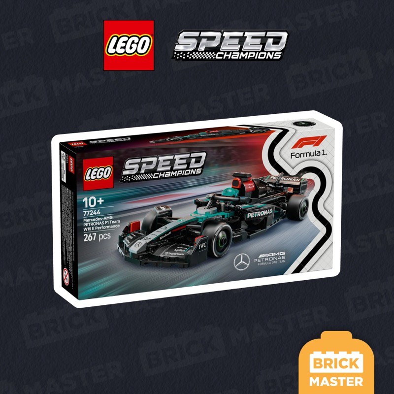 LEGO SPEED CHAMPION 77244 : Mercedes-AMG F1® W15 Race Car (เลโก้แท้ พร้อมส่ง)
