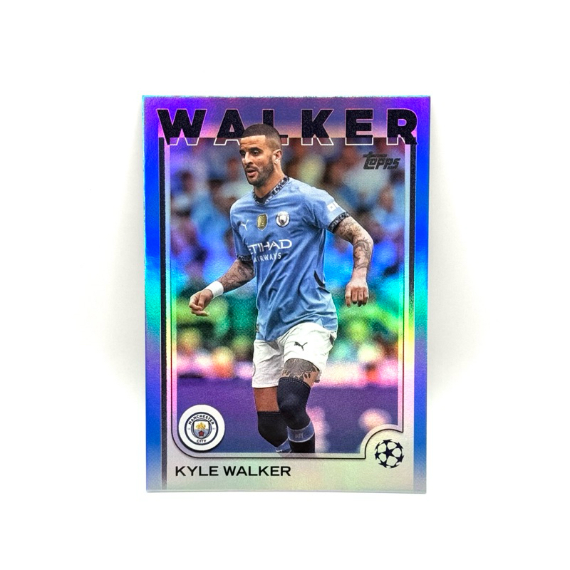 Topps UCC 24/25 Kyle Walker Manchester City /125 Blue Foilboard