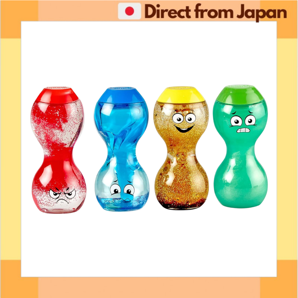 Learning Resources Relax Emotion Bottles Set of 4 Emotion Control SEL 94488 Authentic
