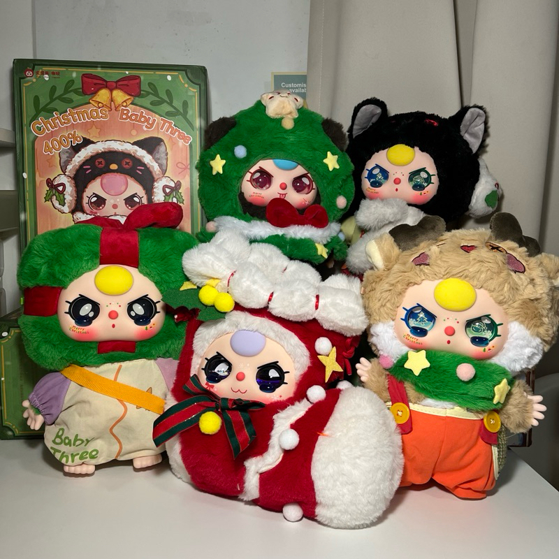 ลด 30% (พร้อมส่ง/เลือกตัว) Baby three Christmas 400%