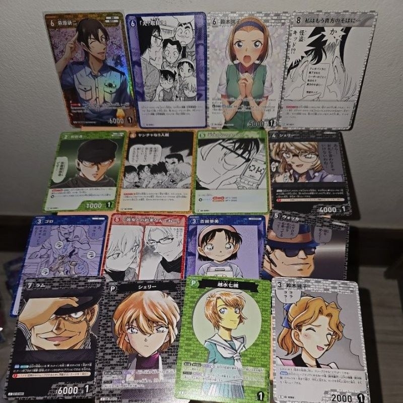 🇹🇭 (New 5/6/68) รวมการ์ดเกม อนิเมะ Detective Conan แท้🇯🇵 Anime ยอดนักสืบจิ๋ว โคนัน Case Closed TCG C
