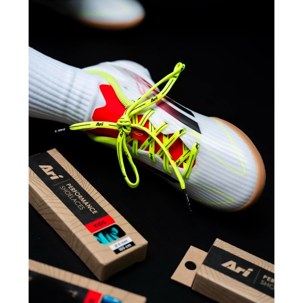 เชือกรองเท้าด็ก ARI KIDS COLORFUL SHOELACES ของแท้ 1 กล่อง 2เส้น