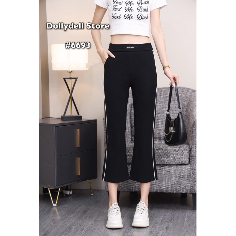 6693 กางเกง Dolly Dell ทรง ส่วนทรงปลายขาม้า