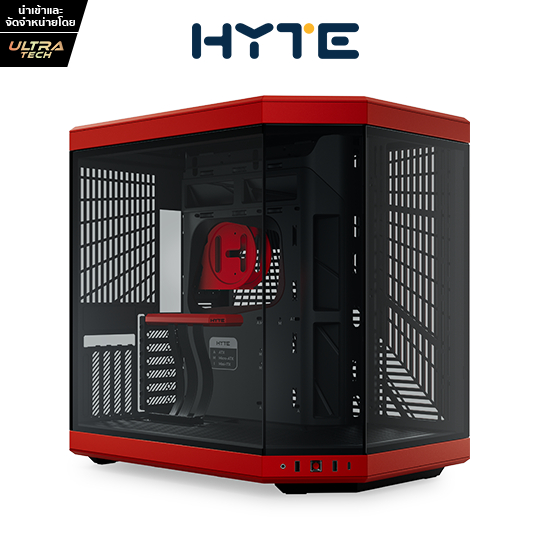 HYTE Y70 BLACK/RED (COMPUTER CASE / เคสคอมพิวเตอร์)