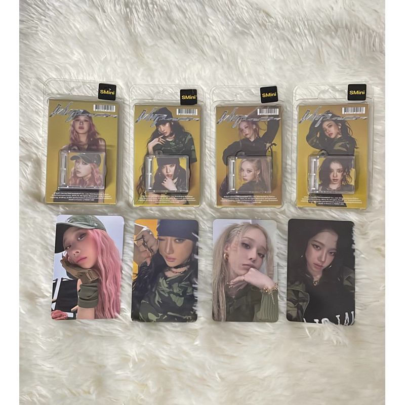 Album aespa Whiplash [Smini ver.] เลือกปก ไม่แกะซีล or แกะ เลือกการ์ด