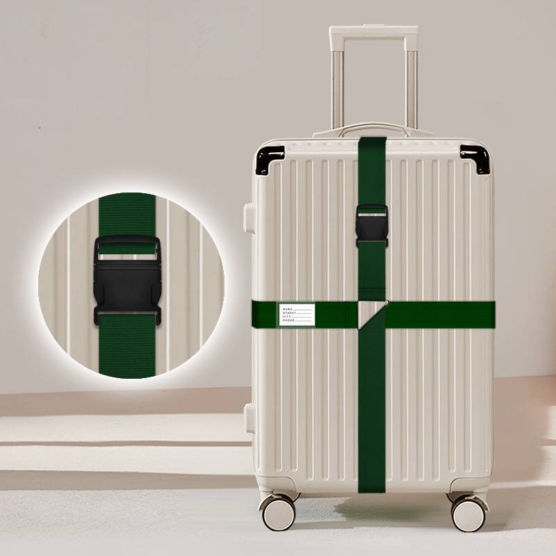 สายรัดกระเป๋าเดินทาง มีรหัสล็อก คาด 4 ทิศ Luggage Strap ป้องกันขโมย แข็งแรง เข็มขัดกระเป๋า
