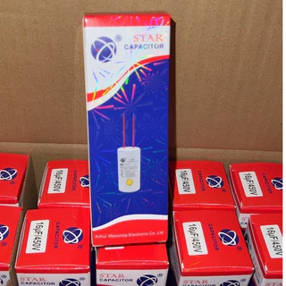 Star คาปาซิเตอร์ CBB60 16uf ฐานยึดน๊อต ประตูรั้วไฟฟ้า BSM และอื่นๆ