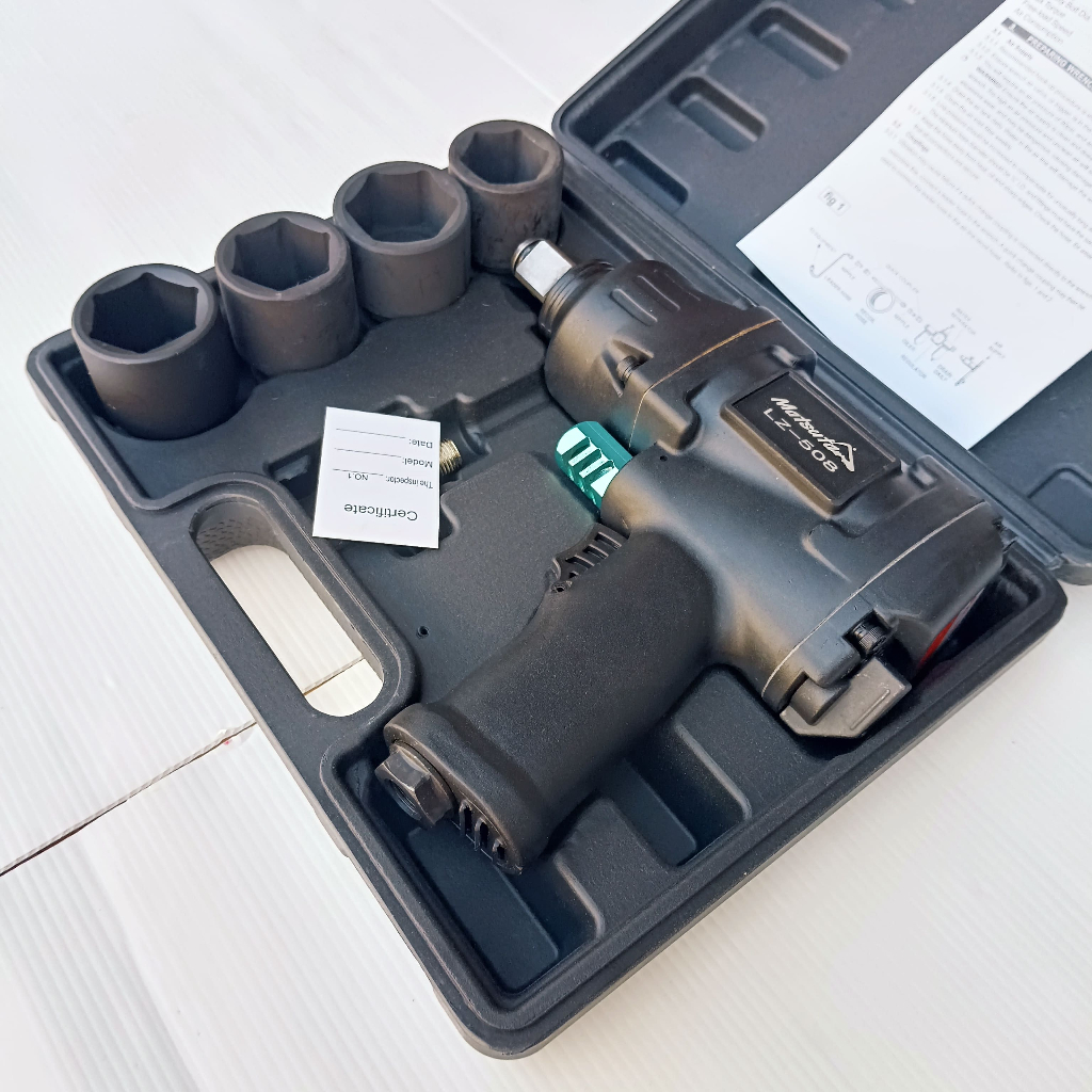 Matsuta บล็อกลม 3/4" (6หุน) ระบบค้อนคู่ Twin Hammer แถมฟรี ลูกบล็อก 4 ชิ้น 1,200 นิวตันเมตร
