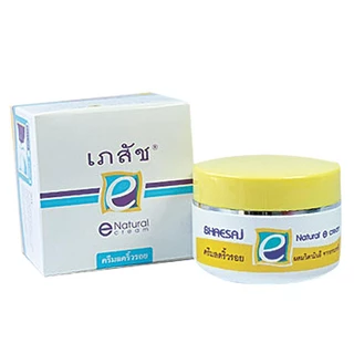 BHAESAJ natural E cream 30g. เภสัช ครีมบำรุงหน้า เภสัชครีมวิตามินอี เภสัชครีมทาหน้า 30 กรัม