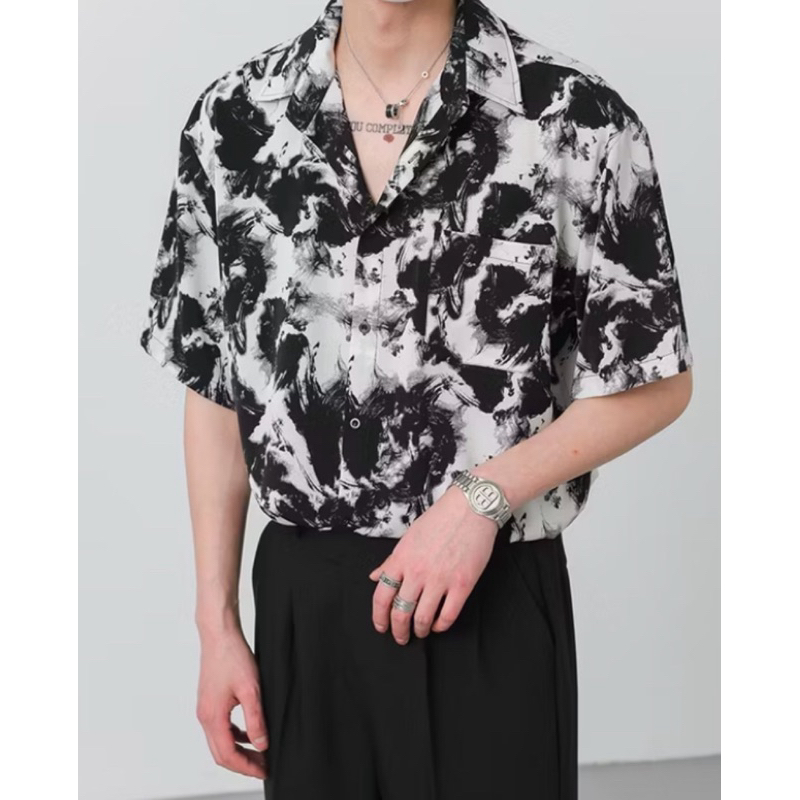 Eingpam เสื้อฮาวาย ผ้าดี เสื้อเชิ้ตสไตล์เกาหลี Hawaii style korea