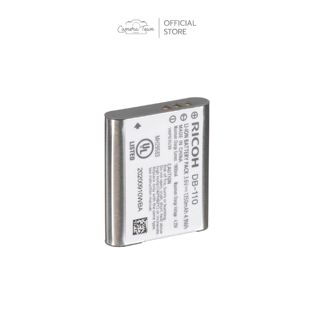แบตเตอรี่กล้อง RICOH DB-110 BATTERY FOR RICOH GR III/IIIX [สินค้าประกัน 1 ปี]